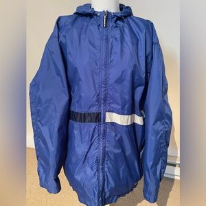 Nike Blue and Gray Windbreaker